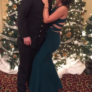 Faviana floor length dress